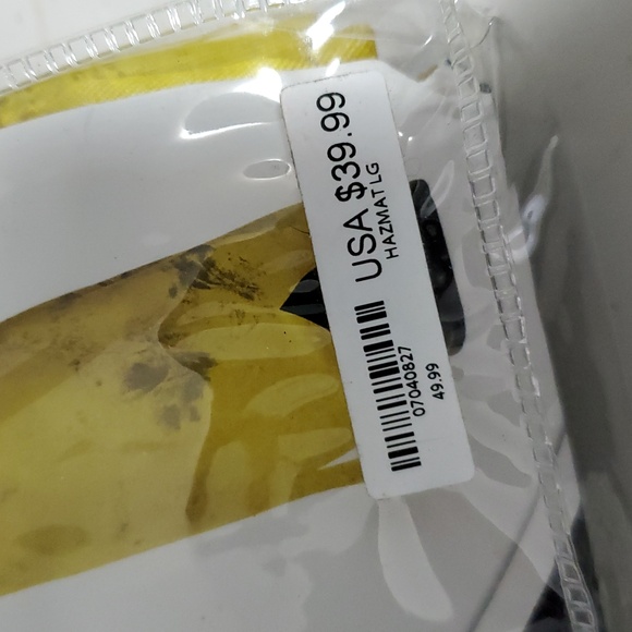 Spirit Yellow Hazmat Suit Halloween Costume Child Large 12 To 14 - Picture 5 of 6